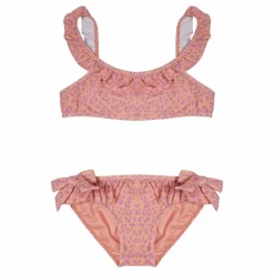 Outlet Maillot de bain Volants Léopard | Enfant Maillots De Bain|Maillots De Bain