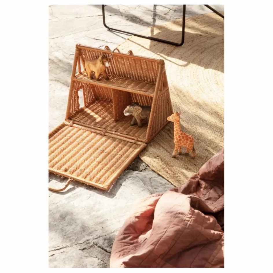Ferm Living Kids Maison en rotin tressé| Maisons De Poupées