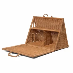 Ferm Living Kids Maison en rotin tressé| Maisons De Poupées