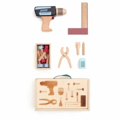 Kid's Concept Malette à outils en bois| Bricolage