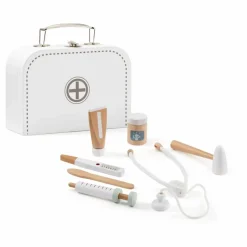 Kid's Concept Malette de docteur en carton et bois Blanc