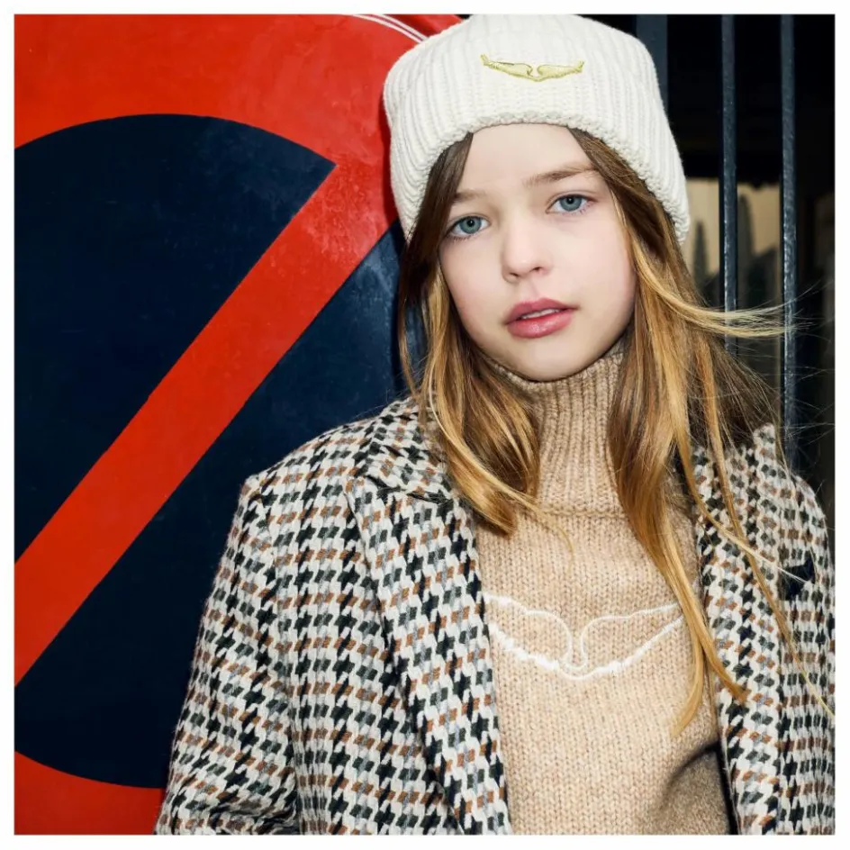 Zadig & Voltaire Manteau Carreaux Laine ||Enfant Manteaux, Vestes|Manteaux, Blousons