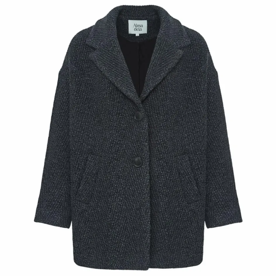 Sale Manteau Court en Laine Recyclée | Femme Manteaux, Parkas