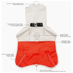 Outlet The Furry Folks Manteau de pluie Venture | Orange