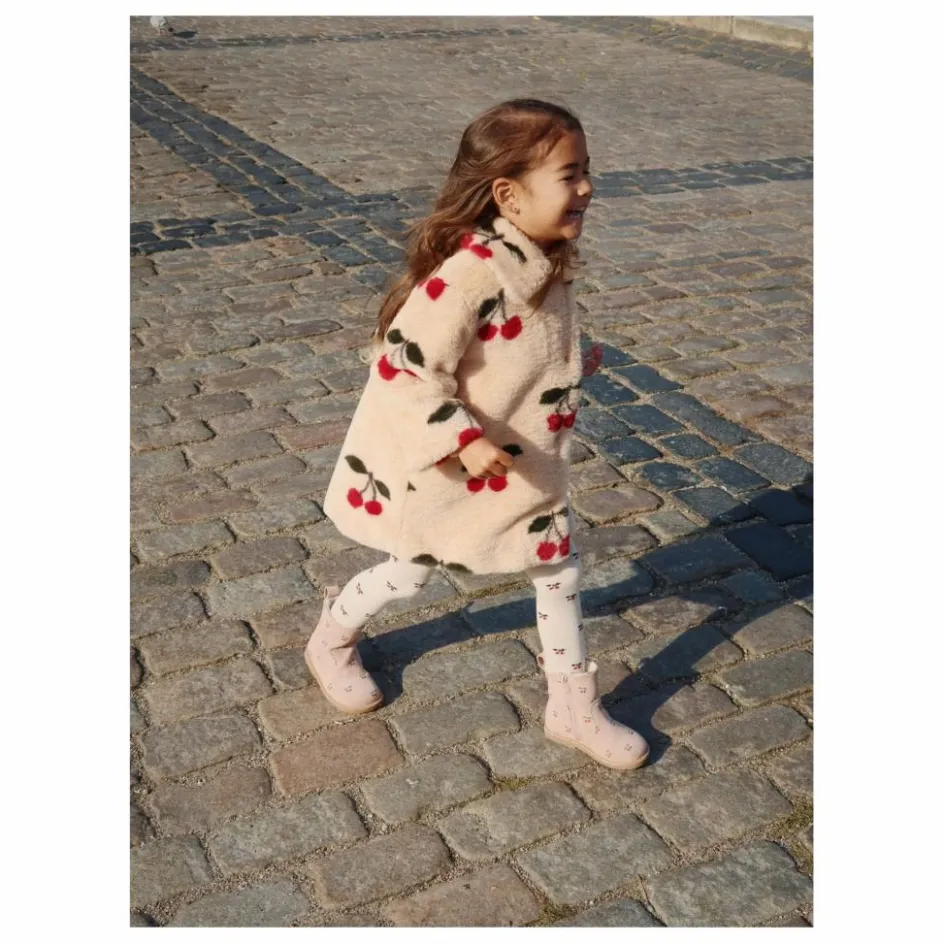 Enfant Konges Sløjd Manteaux, Blousons|Manteaux, Blousons, Pilotes*Manteau Façon Fourrure Fuzzie Cerises |