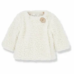 Discount 1+ in the family Manteau Façon Fourrure Uxue | Ecru