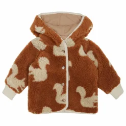 Emile et Ida Manteaux, Blousons, Pilotes*Manteau Façon Sherpa Ecureuils Bébé |