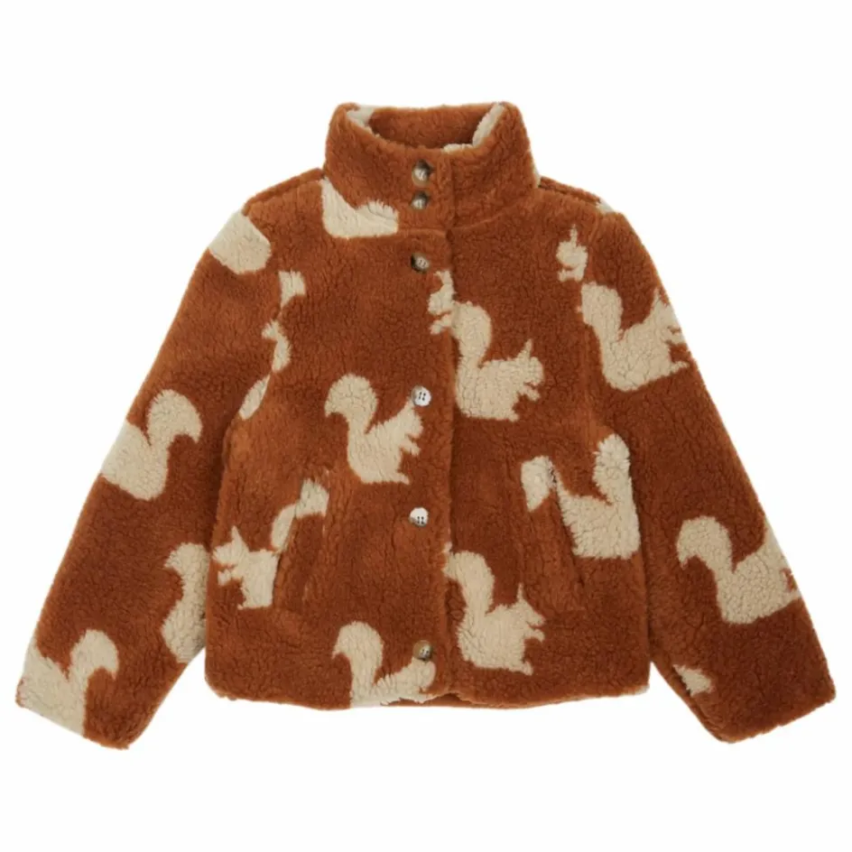 Emile et Ida Manteau Façon Sherpa Ecureuils ||Enfant Manteaux, Blousons