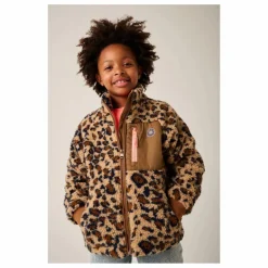 Tumble N'Dry Manteau Façon Sherpa Minnesota Léopard Fibres Recyclées ||Enfant Manteaux, Vestes|Manteaux, Blousons