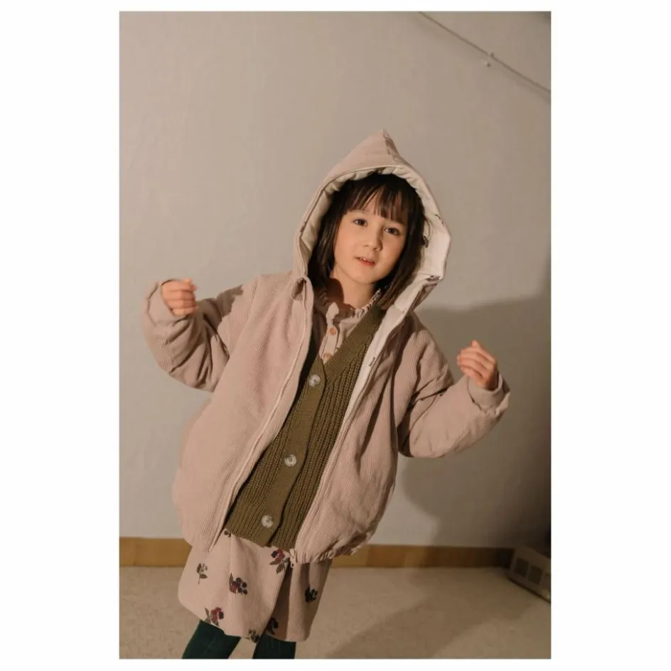 Sale Studio Bohème Manteau Frio Mûres Velours Côtelé Fibres Recyclées | Mauve