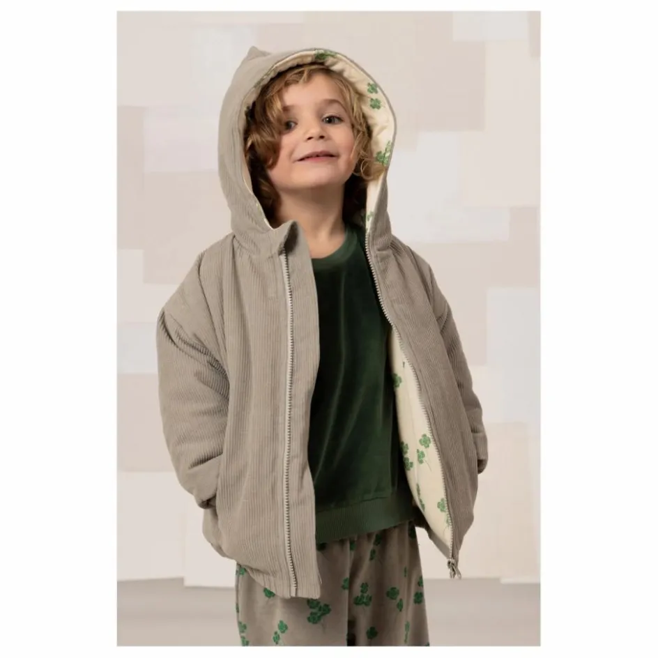 Enfant Studio Bohème Manteaux, Blousons|Manteaux, Blousons*Manteau Frio Trèfles Velours Côtelé Fibres Recyclées |