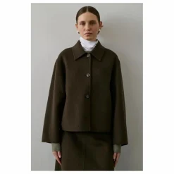 Sale Soeur Manteau Gyoda Laine | Brun kaki
