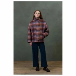 Louise Misha Manteau Kristina Carreaux Laine - Collection Femme ||Femme Manteaux, Parkas