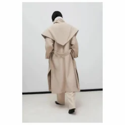 the new society Manteau Kristine Laine Recyclée ||Femme Manteaux, Parkas