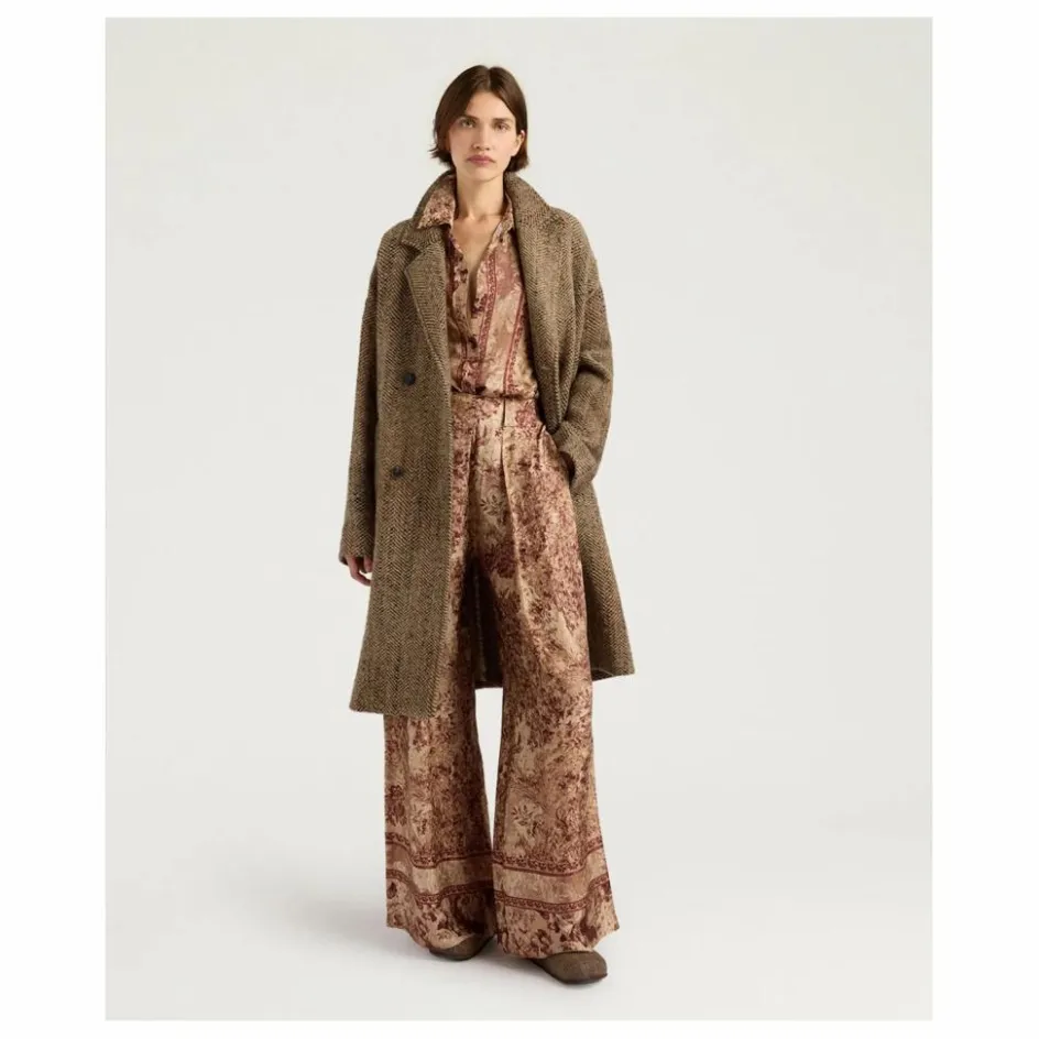 Best Manteau Lancaster Herringbone Laine Vierge | Femme Manteaux, Parkas