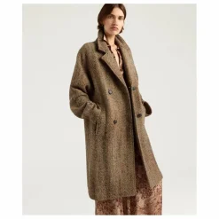 Best Manteau Lancaster Herringbone Laine Vierge | Femme Manteaux, Parkas