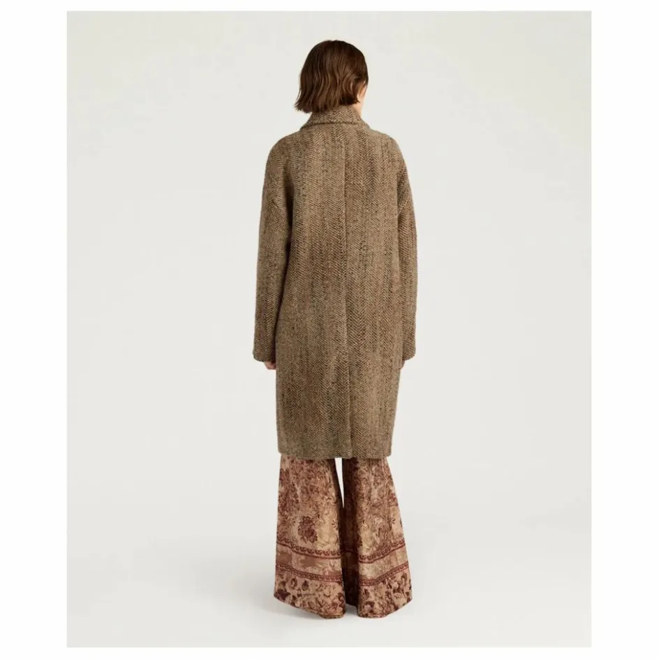 Best Manteau Lancaster Herringbone Laine Vierge | Femme Manteaux, Parkas