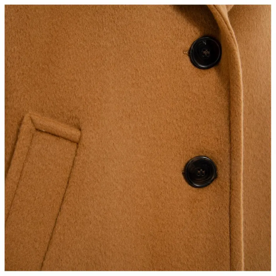 Alma Deia Manteau Long en Laine Recyclée ||Femme Manteaux, Parkas