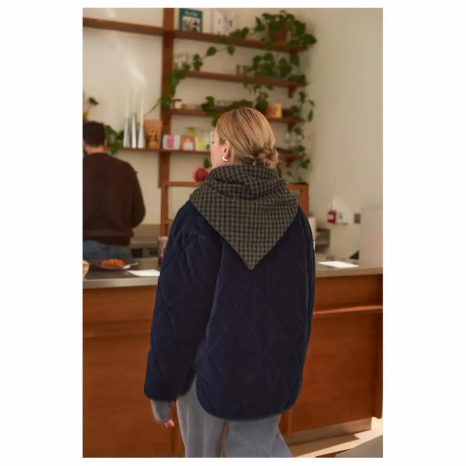 Clearance Manteau Matelassé Louisa Velours - Collection Femme | Femme Manteaux, Parkas