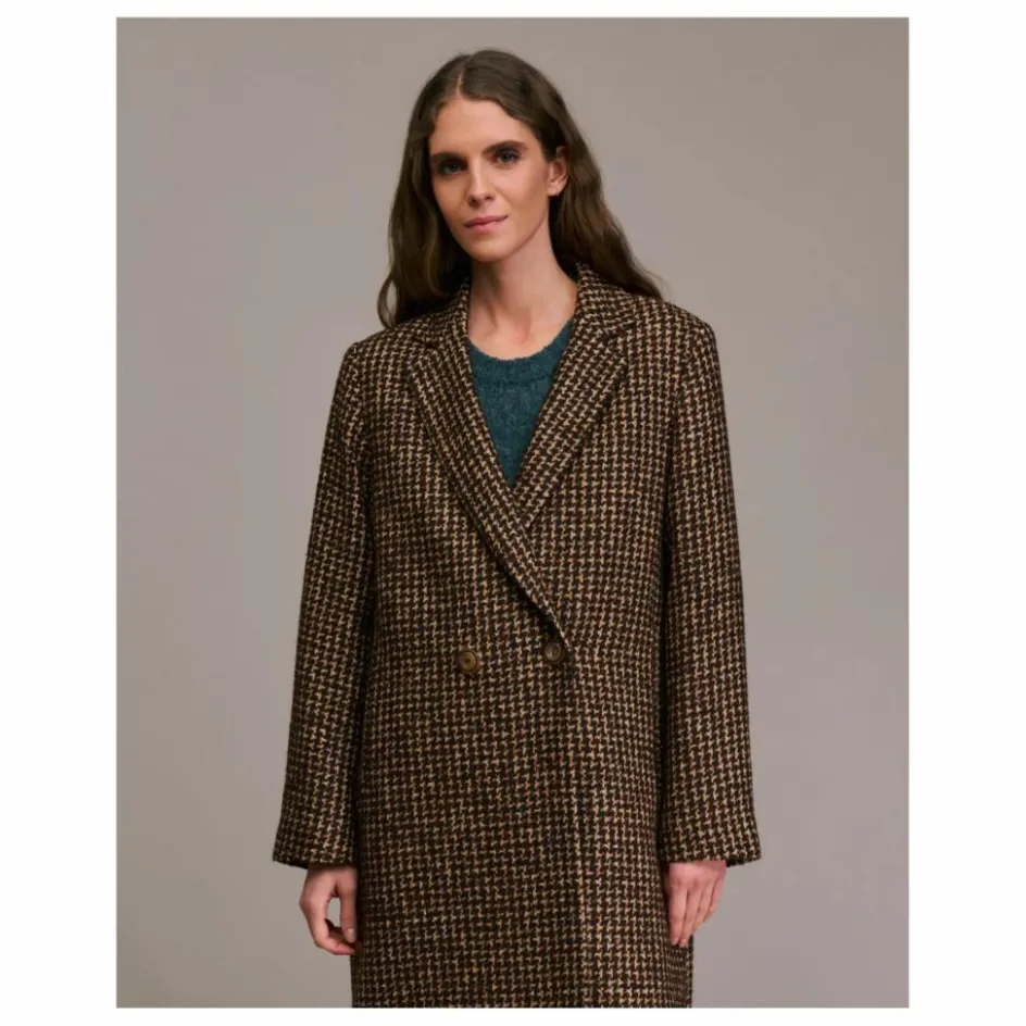 Diega Manteau Mikalo Pied de Coq ||Femme Manteaux, Parkas