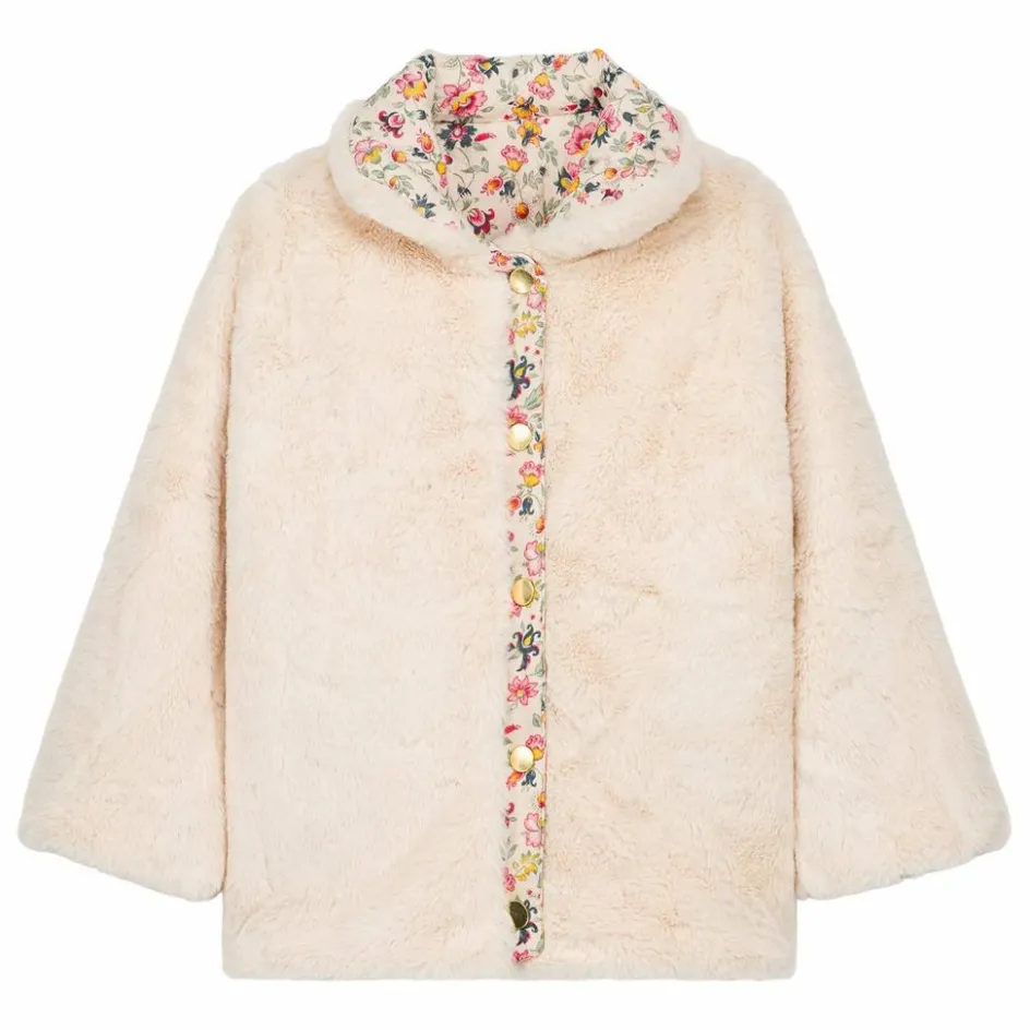 Louise Misha Manteau Réversible Façon Fourrure Dalila Coton Bio ||Enfant Manteaux, Blousons
