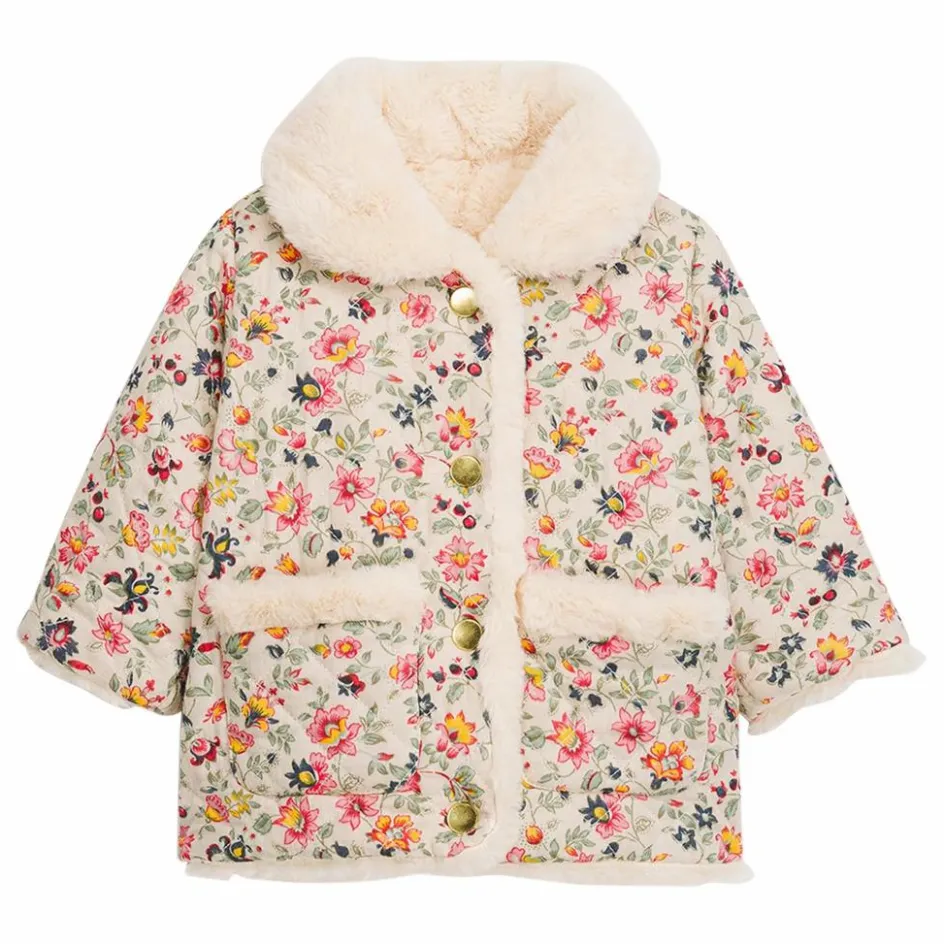 Louise Misha Manteau Réversible Façon Fourrure Dalila Coton Bio ||Enfant Manteaux, Blousons