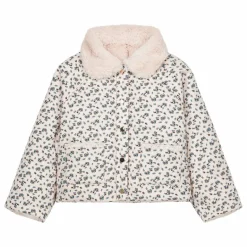 Discount Louise Misha Manteau Réversible Façon Fourrure Jasmina Coton Bio | Crème