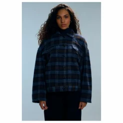 Nitah Manteau Tamar Carreaux ||Femme Manteaux, Parkas