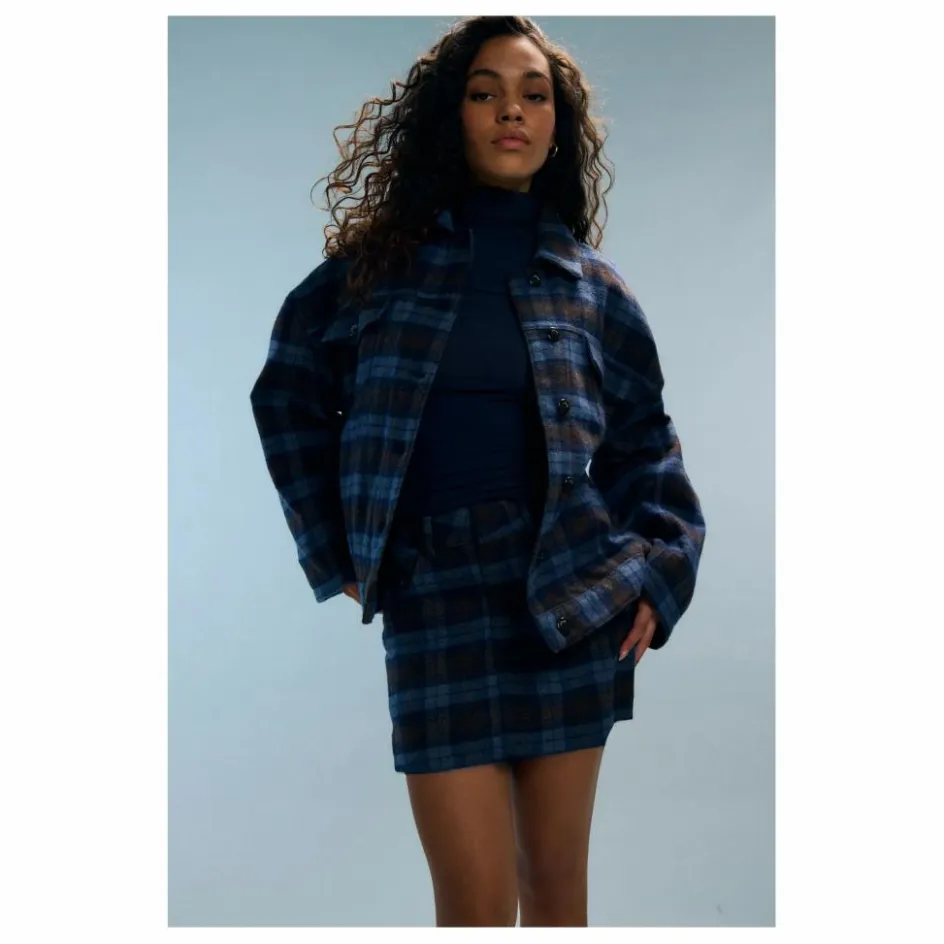 Nitah Manteau Tamar Carreaux ||Femme Manteaux, Parkas