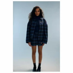 Nitah Manteau Tamar Carreaux ||Femme Manteaux, Parkas