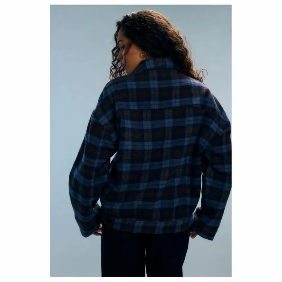Nitah Manteau Tamar Carreaux ||Femme Manteaux, Parkas