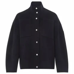 Discount Hartford Manteau Vicco Laine | Bleu marine