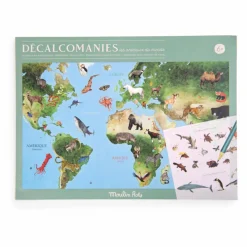 Clearance Mappemonde avec décalcomanies Loisirs Créatifs