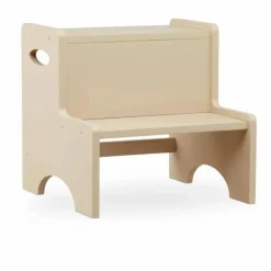 Hot Nofred Marche-pied en bois | Beige