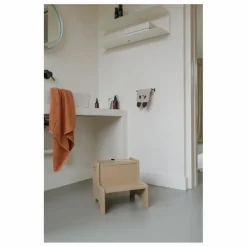 Hot Nofred Marche-pied en bois | Beige