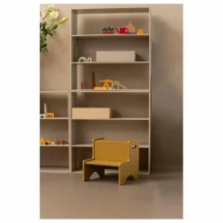 New Nofred Marche-pied en bois | Curry