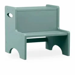 New Nofred Marche-pied en bois | Vert olive
