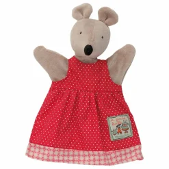 New Moulin Roty Marionnette Nini la Souris | Gris