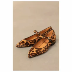 Mary Jane Léopard | Femme Derbies, Mocassins, Ballerines