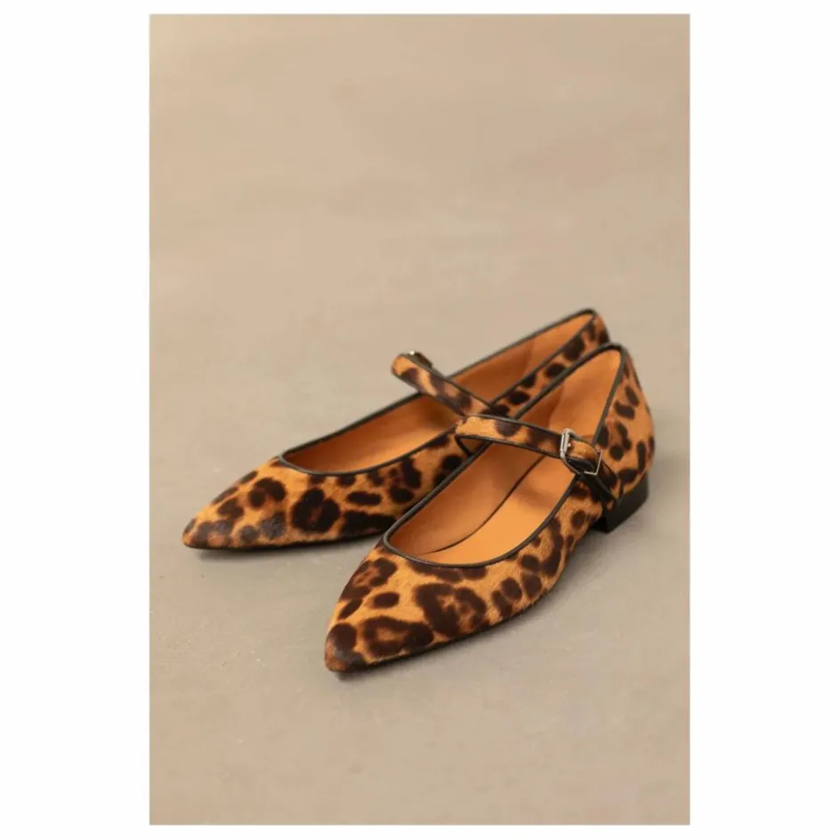 Mary Jane Léopard | Femme Derbies, Mocassins, Ballerines