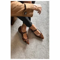 Mary Jane Léopard | Femme Derbies, Mocassins, Ballerines