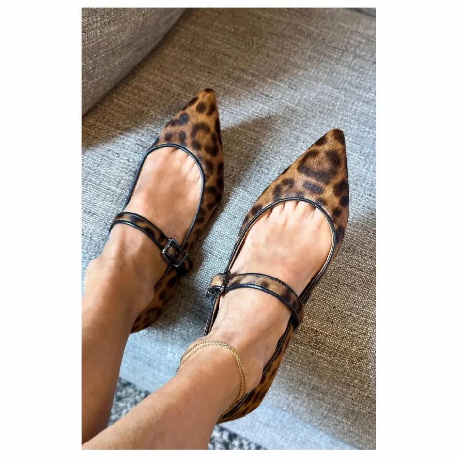 Mary Jane Léopard | Femme Derbies, Mocassins, Ballerines