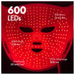 Online Nooance Masque LED visage Elite X600 Blanc