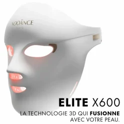 Online Nooance Masque LED visage Elite X600 Blanc