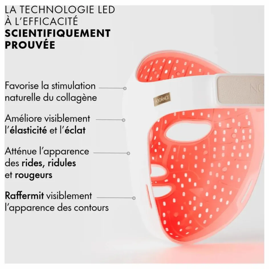 Online Nooance Masque LED visage Elite X600 Blanc