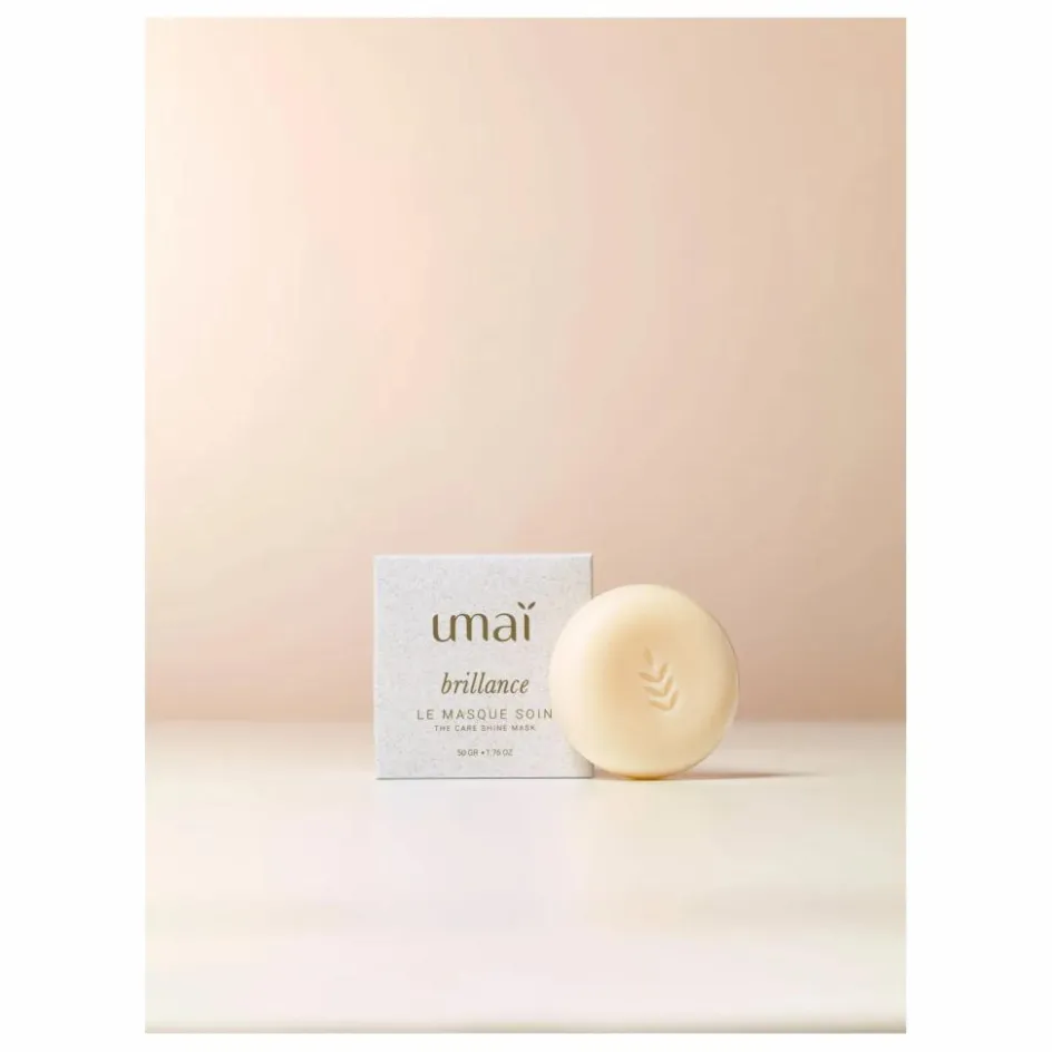 umaï Masque solide soin brillance - 50g|Homme/Femme Taille Voyage|Soins, Wellness