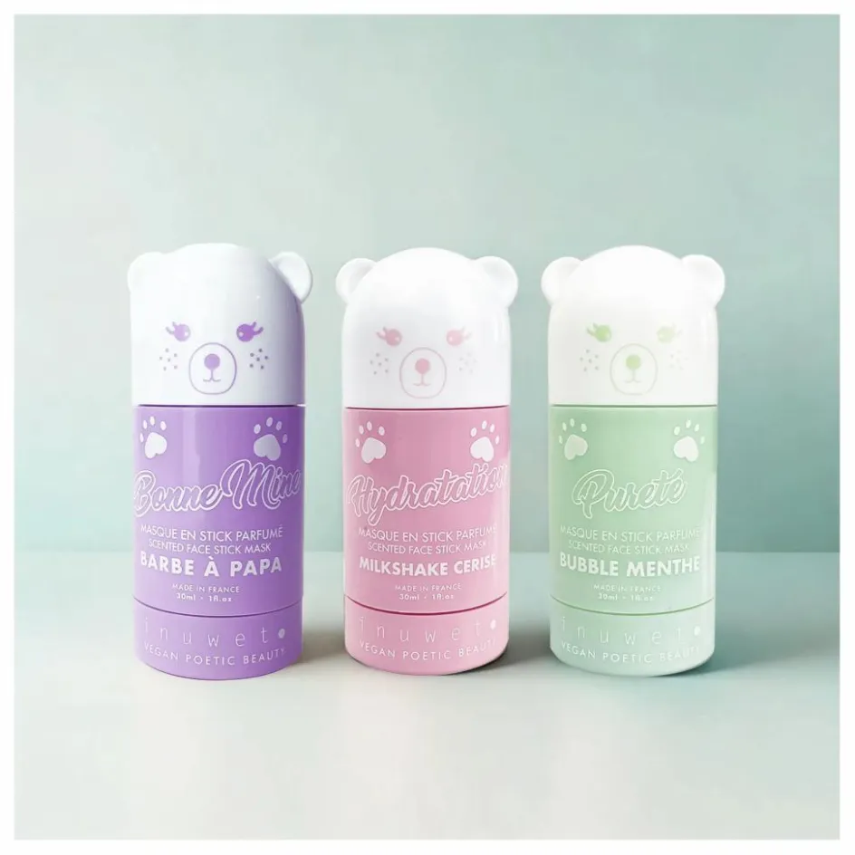 Femme Inuwet Soins Du Visage|Soins Du Visage*Masque stick detoxifiant à l'argile Bubble Menthe