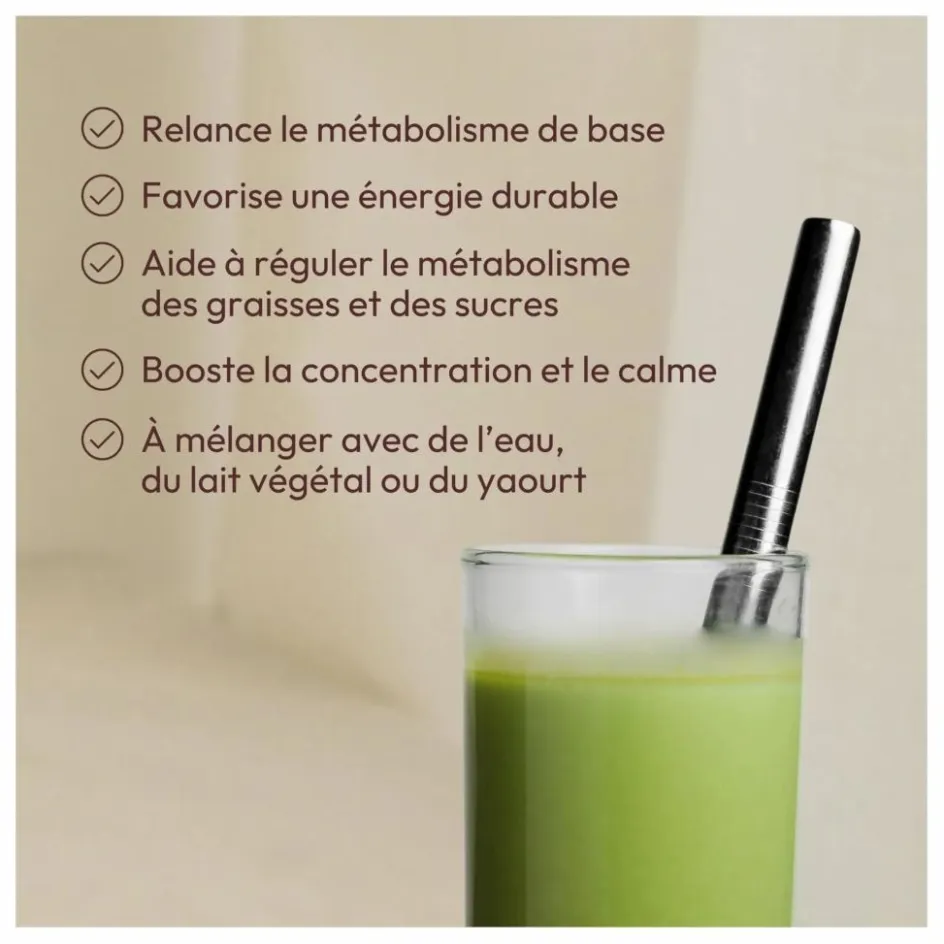 Matcha latte essentiel activateur de métabolisme - 146g Homme Compléments Alimentaires|Soins, Wellness