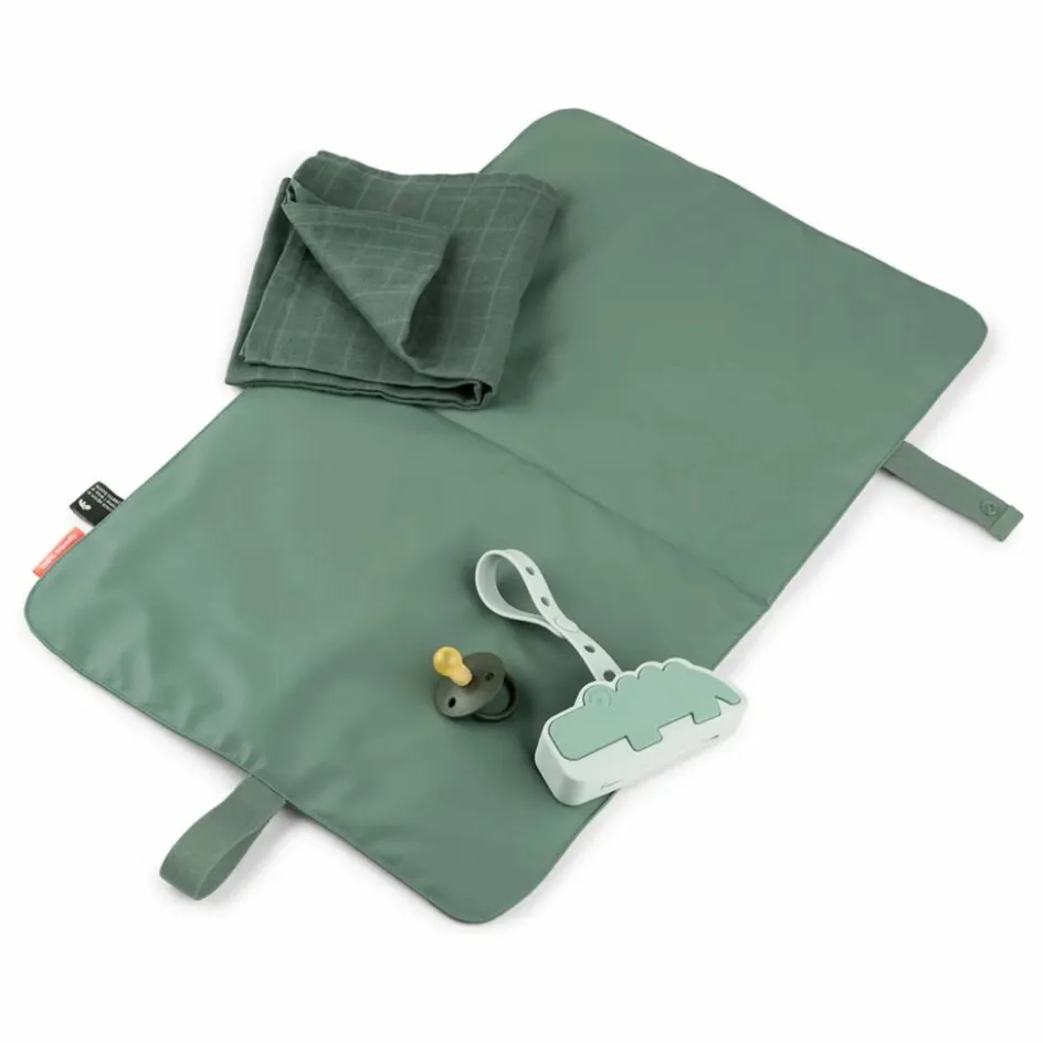 Discount Done by deer Matelas à langer de voyage imperméable | Vert