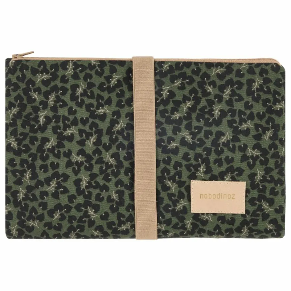Nobodinoz Matelas À Langer De Voyage|Cadeau De Naissance*Matelas à langer de voyage Hyde Park Forest Yumiko |